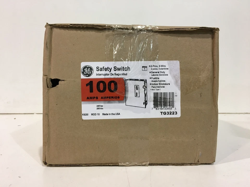 Переключатель предохранительный общего назначения плавкий внутренний GE/ABB 100 А 240 В (TG3223) - Изображение 1 из 1