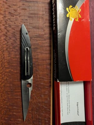 Navaja de bolsillo plegable Spyderco Des Horn C153GP CPM S30V Foto 1 de 3