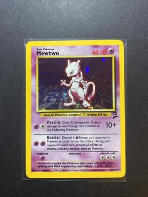 Mewtwo 010/130 Base Set 2 Holo Pokémon WOTC NM BEAUTIFUL PSA WORTHY! - Image 1 of 4