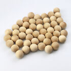 50 PCS Bamboo Child Unfinished Round Beads Balls for Crafts