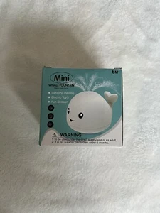 Mini Whale White Fountain Bath Toy (553) - Picture 1 of 3