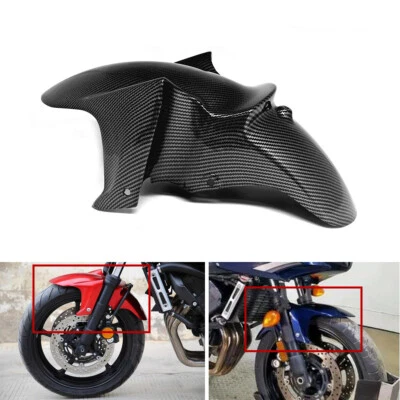 Carenado protector guardabarros neumático delantero fibra de carbono para 2004-2009 YAMAHA FZ6 FZ6R FZ6RC Foto 1 de 4