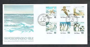 1990 ROSS DEPENDENCY FDC. "ANTARCTIC BIRDS". VERY FINE. - Picture 1 of 1