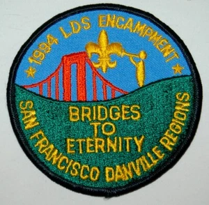 VINTAGE Patch Bridges To Eternity San Francisco 1994 - Picture 1 of 2