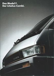 Auto Van Truck Brochure - Toyota - Model F LiteAce Combi GERMAN - c1987 (T2138) - Picture 1 of 1