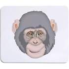 'Chimp Face' Mouse Mat / Desk Pad (MO00000246)