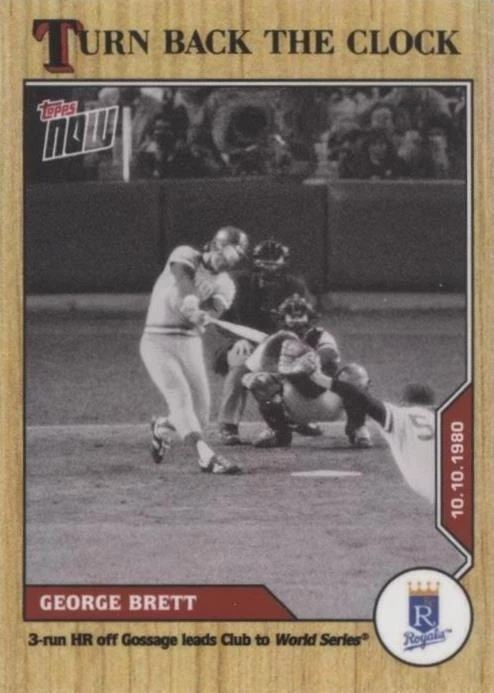 2020 Topps Now Turn Back the Clock - George Brett #194