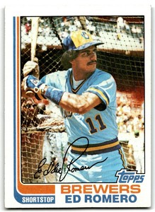 1982 Topps Brewers Future Stars - John Flinn/Ed Romero/Ned Yost Milwaukee