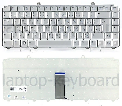 Teclado árabe Dell Inspiron 1420 1520 1525 1526 1540 XPS M1330 /DE31-AR - Imagem 1 de 3