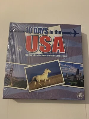 10 Days In the USA Strategy Board Game by Out Of The Box Games SEALED NEW 2003 - Image 1 of 4