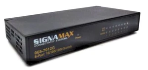 Signamax Network Switch 8-Port Compact Gigabit 10/100/1000 BaseT/TX - Picture 1 of 6