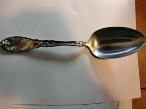 Wm. A. Rogers A1. RRR Grape Silverplate Serving Spoons 7 3/4" Used Condition - Picture 1 of 2
