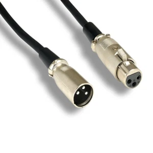 Cable XLR blindado KNTK 25' para micrófono micrófono grabación de audio profesional DJ KTV canto - Imagen 1 de 1
