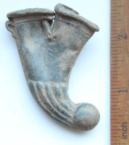 Pipa de fumar antigua de plomo de hojalata de las guerras napoleónicas (Y23-05) - Imagen 1 de 4