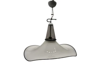 Large Black and White Murano Glass Pendant, 1970s - Picture 1 of 12