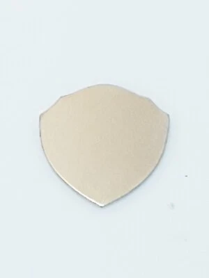 GLENWAY Trophäenplakette Seitenschild Metall flach poliert Gold Optik 1,3/8 Zoll x 1,1/4 Zoll