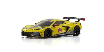 Chevrolet Corvette C8.R Kyosho Mini-Z AutoScale MR03W-MM - Amarillo MZP244Y Foto 1 de 2