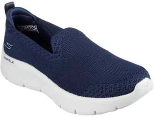 Zapatos de entrenador sin cordones para mujer Skechers GO WALK FLEX AZUL MARINO 124957 - Imagen 1 de 3