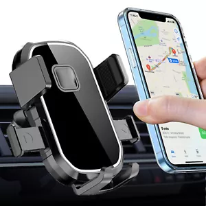 360° Universal Air Vent Mobile Phone Holder In Car Stand Cradle Mount GPS iPhone - Picture 1 of 12