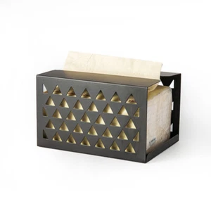 1 Pc Tissue Box Hollow Towel Holder Paper Storage Rack for Car Home Office - Picture 1 of 11