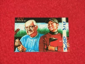 TIGER WOODS AOJ JONATHAN D. GORDON KÜNSTLER SIGNIERTE LITHOKARTE 3/25 (H-1498) - Bild 1 von 1
