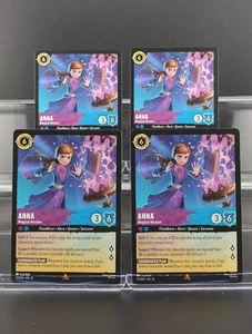 Disney Lorcana Anna - Magical Mission 72/204 Reign of Jafar Rare 4 Karten Set - Bild 1 von 1