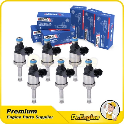 6x Inyector de combustible para GMC Acadia Chevrolet Buick Enclave Cadillac Saturn 3,6 L Foto 1 de 4