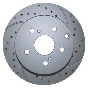 Bison Performance Rear Drilled Coated 281mm Brake Disc Rotor for HS250h RAV4 - Picture 1 of 5