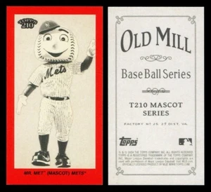 2024 TOPPS 206 1910 T210 MR. MET MASCOT METS SSP (1:396 PACKS) - Picture 1 of 1