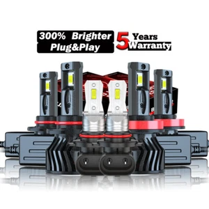 Para Ram 1500 Classic 2019 - 6X faros LED haz alto/bajo + bombillas antiniebla 6000K HKL - Imagen 1 de 24