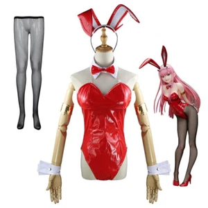Darling in the Franxx Zero Two 02 Niña Conejo Body Cuero Disfraz Cosplay - Imagen 1 de 10