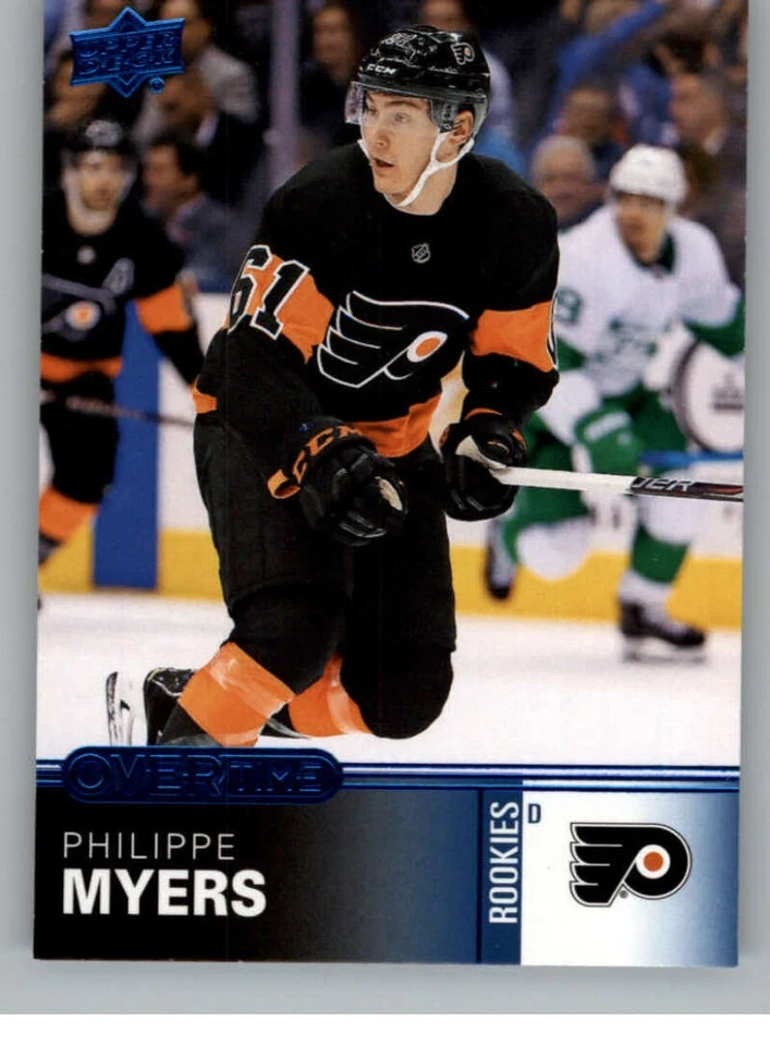 2019-20 Upper Deck Overtime NHL Hockey Blue Parallel Cards Pick From List - Image 1 of 1