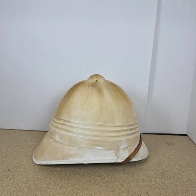 Village Hat Shop Wolseley Style Pith Helmet distressed Jumanji cosplay - Image 1 of 4