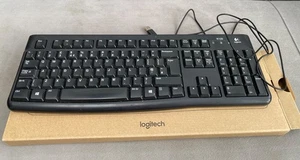 Logitech Keyboard K120 USB wired corded mint in box - Picture 1 of 2