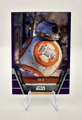 BB-8 2020 Topps Star Wars Holocron Card #RES-23 Purple 01/10 RARE! - Imagem 1 de 2