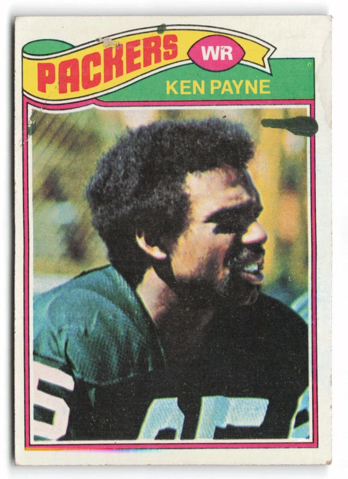 1977 Topps #347 Ken Payne Green Bay Packers - Image 1 of 2