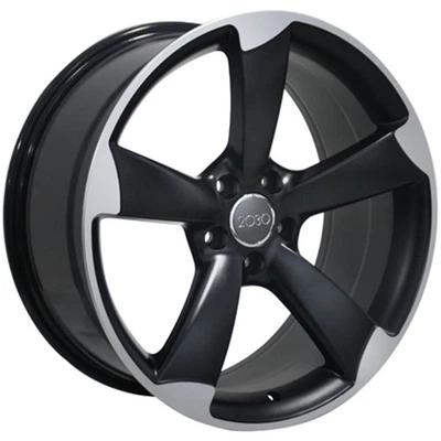Matte Black Wheel 19x8.5 w/Machined Face for 2009-2014 Audi Q5 - OWH1600 - Image 1 of 4