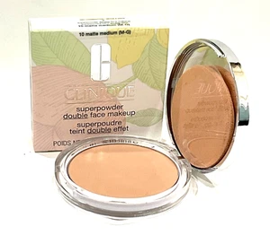 Clinique Superpowder Double Face Makeup - 10 Matte Medium 0.35 oz New free ship - Picture 1 of 1
