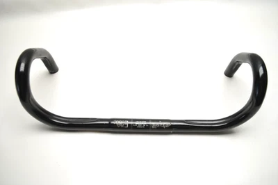 CINELLI EUBIOS 42 CM BICYCLE TRIPLE GROOVE BLACK ANODIZED HANDLEBAR 26. MM CLAMP - Image 1 of 4