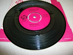SANDIE SHAW (THERE'S) ALWAYS SOMETHING THERE TO REMIND ME 7" VINYL SINGLE EX - Picture 1 of 2
