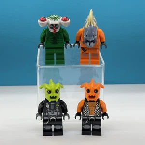 LEGO Space Police 3 III Minifigure Lot 4x Aliens Jawson Kranxx Squidman Rench - Picture 1 of 6