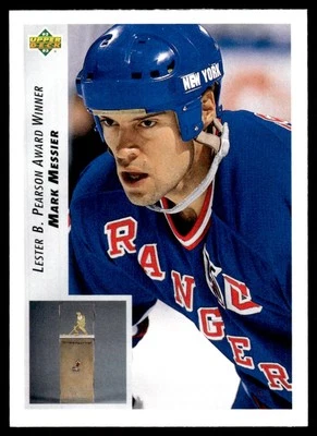 1992-93 Upper Deck Mark Messier New York Rangers #432 - Image 1 of 2