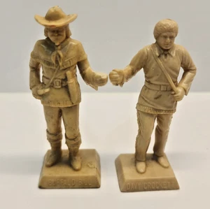 Vintage 1950s Marx Western Playsets. 60mm Buffalo Bill & Davy Crockett Figures. - Picture 1 of 6