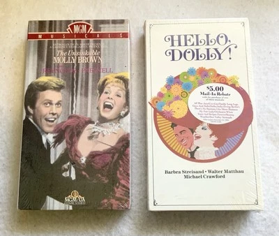 Hello Dolly And The Unsinkable Molly Brown VHS Tapes Movie Classics - Image 1 of 2