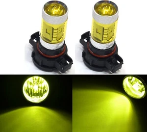 LED 80W PS24W 5202 H16 Yellow 3000K Two Bulbs Fog Light Replacement Upgrade EO - Picture 1 of 12