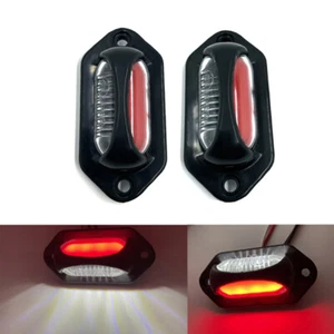 Car Truck Trailer Universal LED License Plate Light Number Plate Lamp 12V 2R _yi - Picture 1 of 9