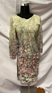 Abito flower dress in tulle pizzo Twin Set XS longuette fiori 128 - Imagen 1 de 7