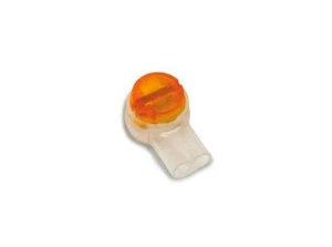 100pcs 3M Corning Scotchlok UY2 Connector Single Wire Connector, 2 cont., orange - Picture 1 of 1