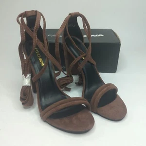 NEU Mode Nova Whitney braune Riemchen-Heels Größe 8 - Bild 1 von 7