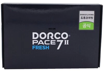 Dorco Pace 7 II Fresh Rasierklingen-Nachfüllpack 12 Patronen BRANDNEU